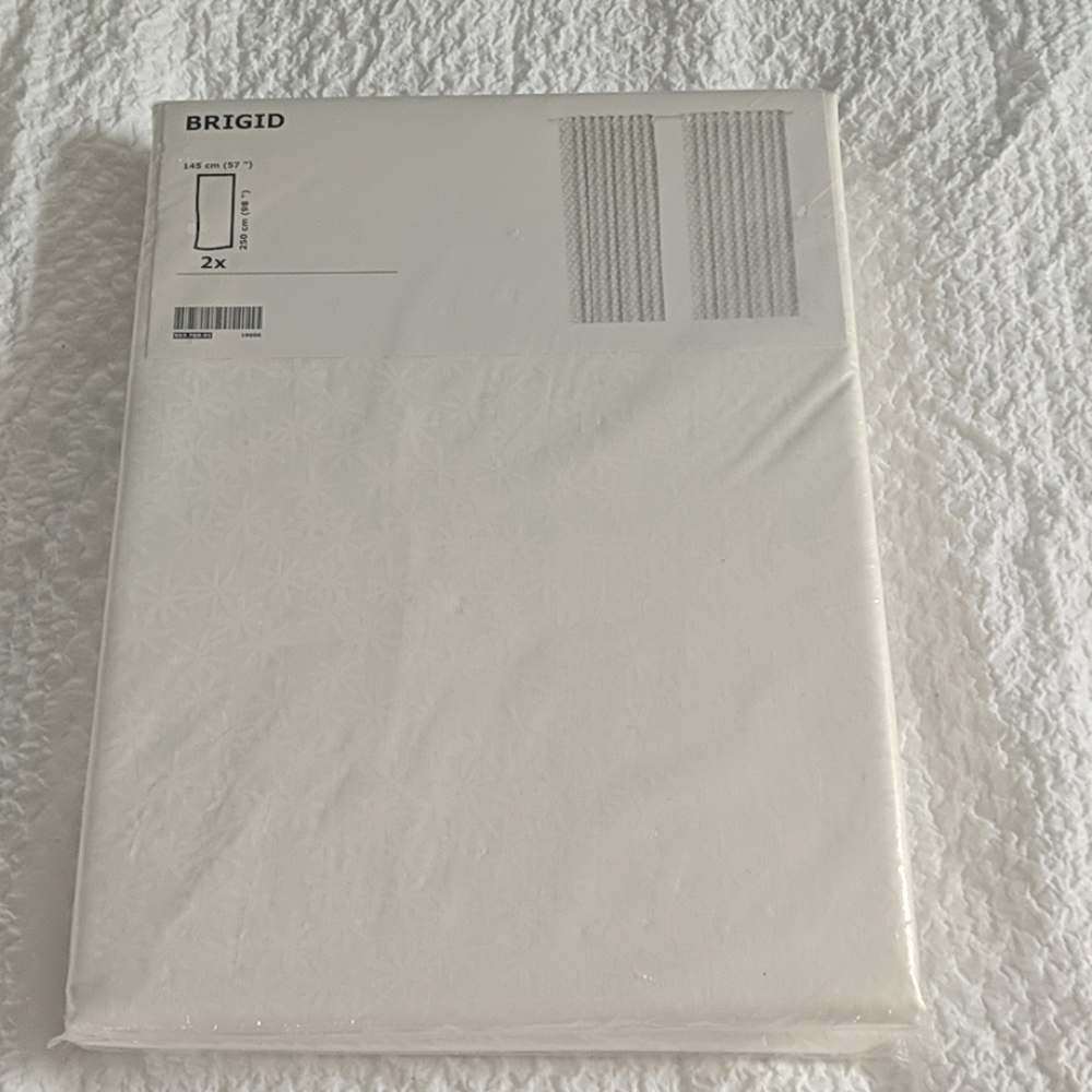 Brand new still in package Ikea Brigid curtains